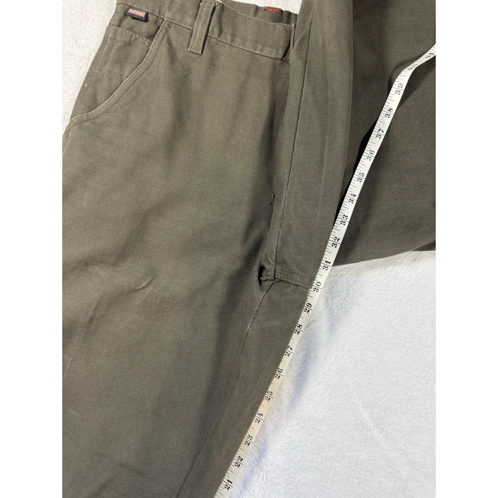 Craftsman Work Pants Mens 32x30 Gray Cotton Canvas Straight Leg Utility - Picture 8 of 10
